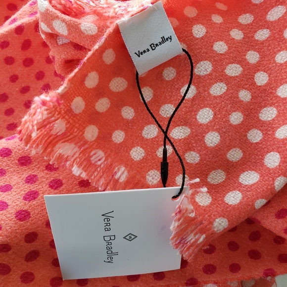 Polka Dot Reversible Scarf NEW! - Picture 8 of 14